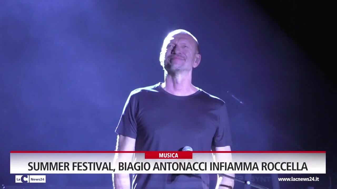 Summer Festival, Biagio Antonacci infiamma Roccella