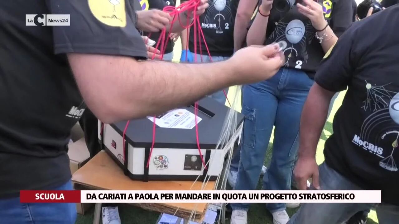 Da Cariati a Paola per mandare in quota un progetto stratosferico