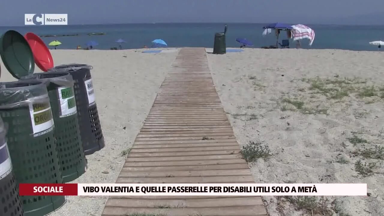 Vibo Valentia e quelle passerelle per disabili utili solo a metà