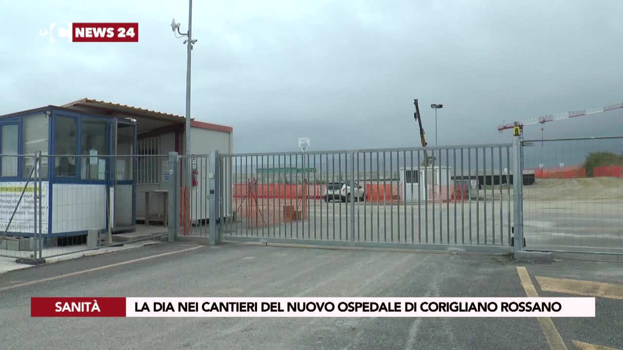 La Dia nei cantieri del nuovo ospedale di Corigliano Rossano