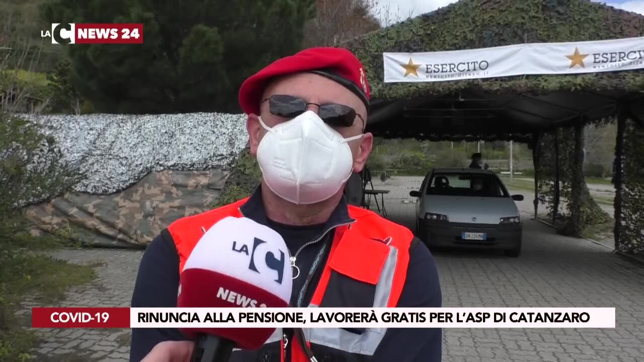 Rinuncia alla pensione, lavorerà gratis per l’Asp di Catanzaro