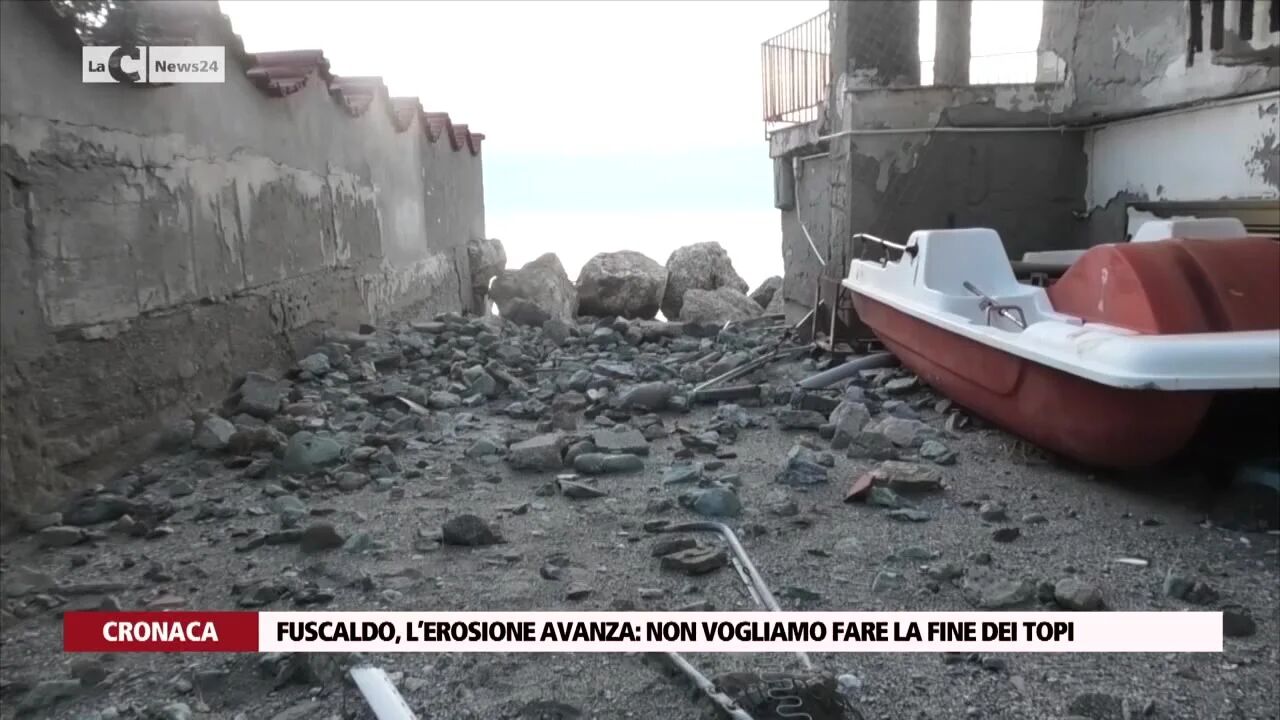 Fuscaldo, l’erosione avanza non vogliamo fare la fine dei topi