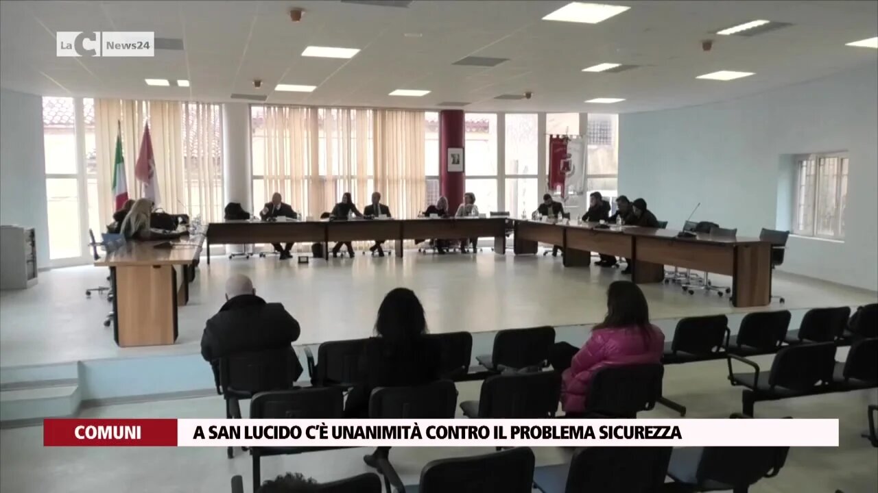 A San Lucido c’è unanimità contro il problema sicurezza