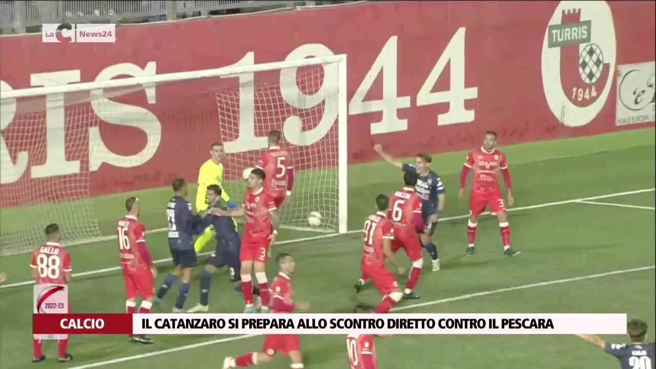 Il Catanzaro si prepara allo scontro diretto con il Pescara