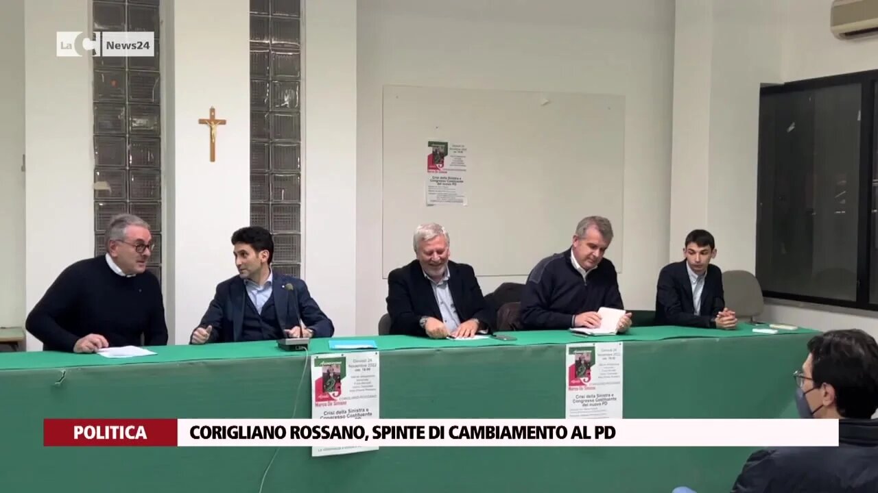 Corigliano Rossano, spinte di cambiamento al Pd