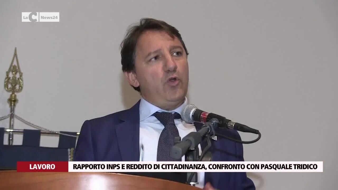 Rapporto Inps e reddito di cittadinanza, confronto con Pasquale Tridico