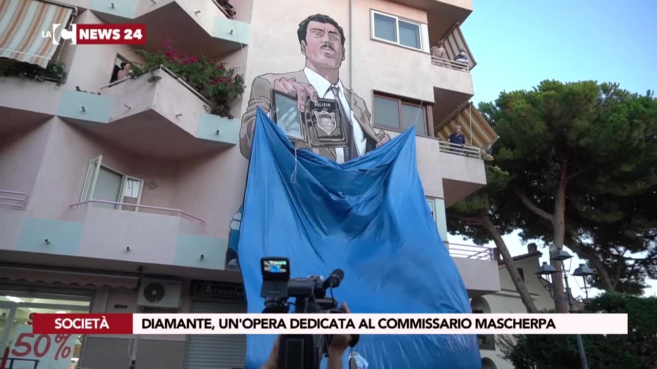 Diamante, un'opera dedicata al commissario Mascherpa