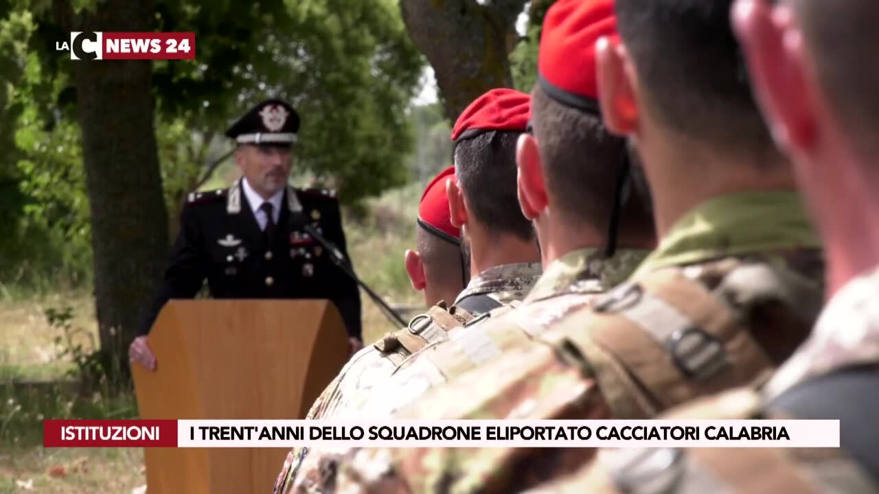 I trent'anni dello squadrone eliportato cacciatori della Calabria