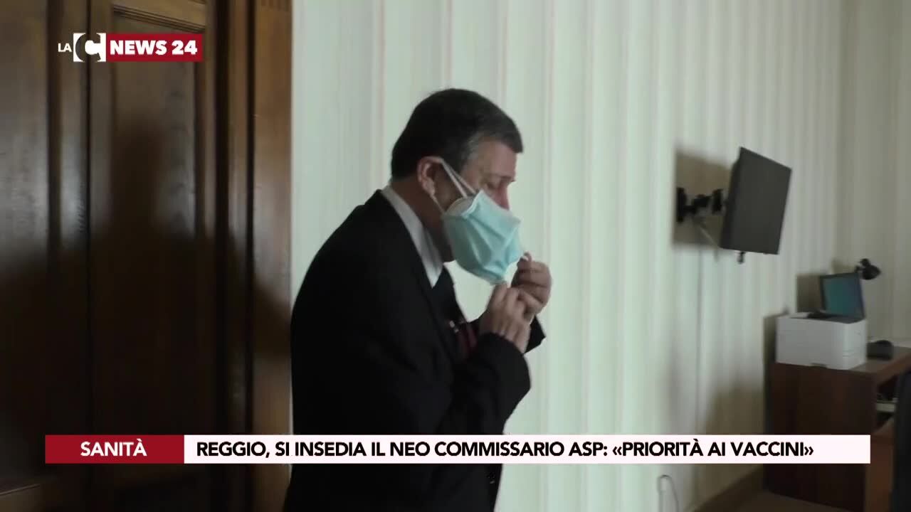 Reggio, si insedia il neo commissario Asp: «priorità ai vaccini»