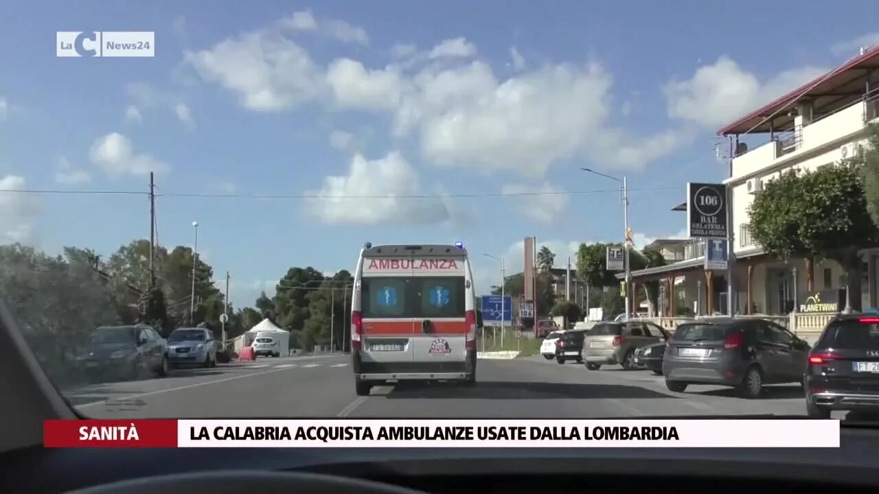 La Calabria acquista ambulanze usate dalla Lombardia