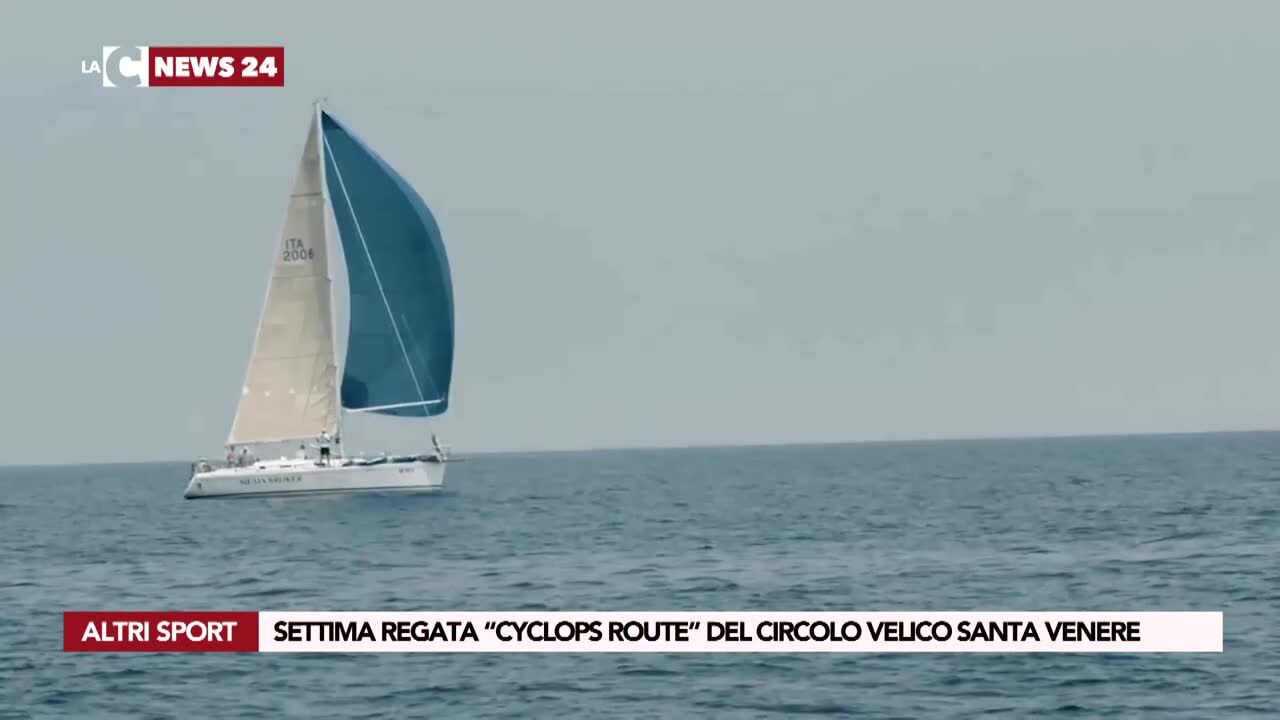 Settima regata “Cyclops Route” del circolo velico Santa Venere
