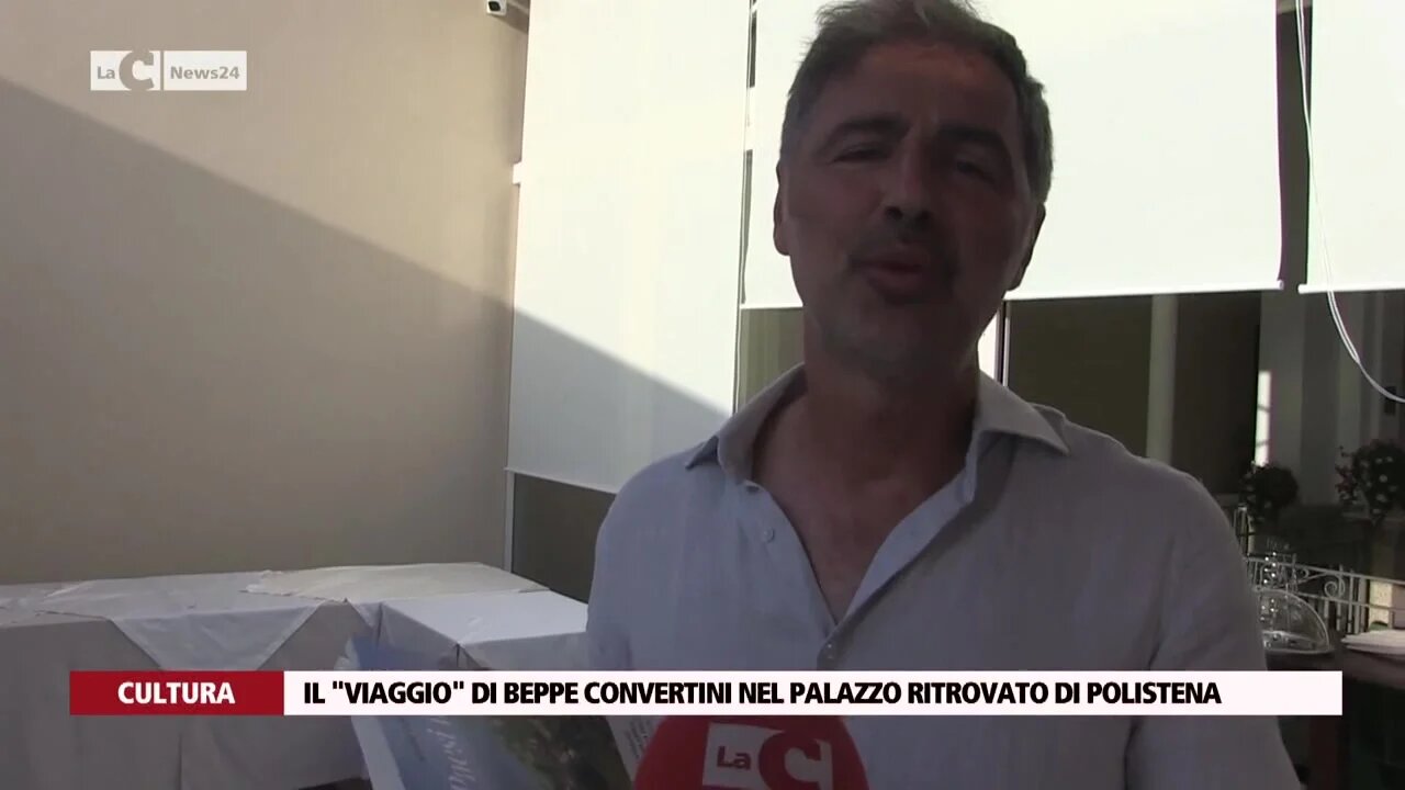 Il viaggio di Beppe Convertini nel palazzo ritrovato di Polistena