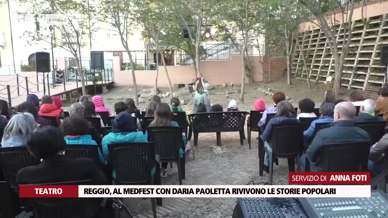 Reggio, al Medfest con Daria Paoletta rivivono le storie popolari
