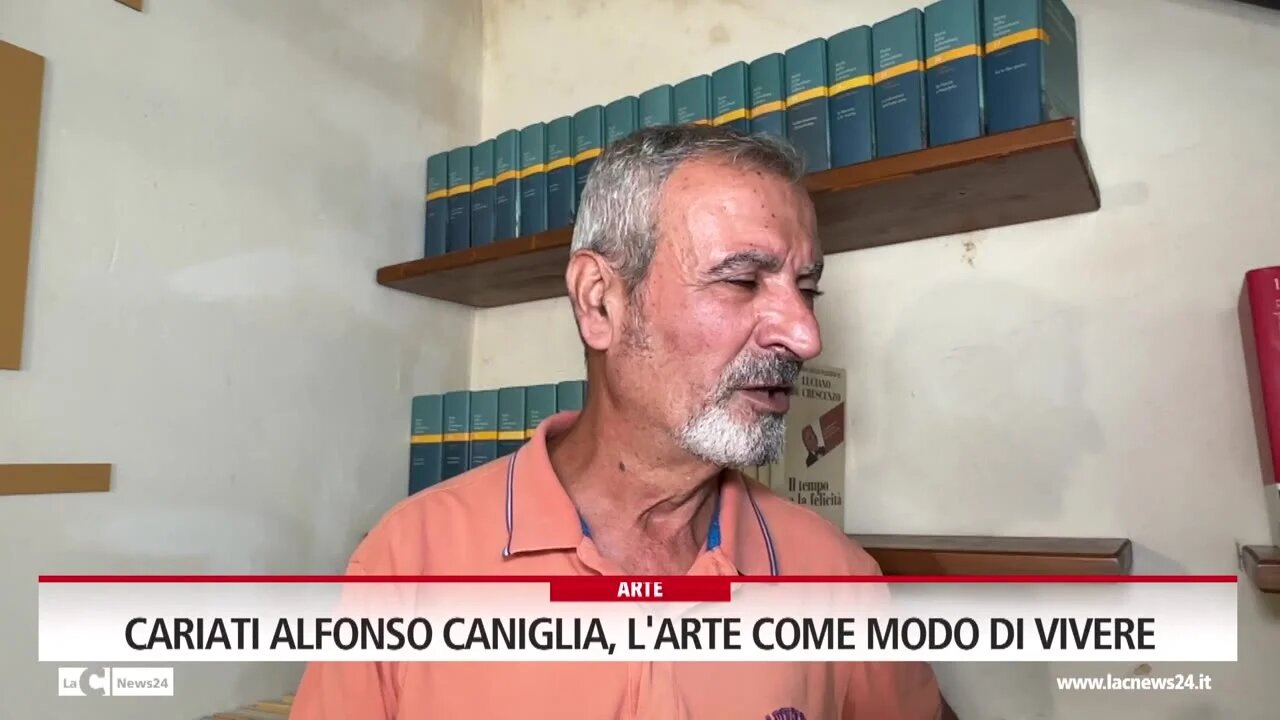 Cariati Alfonso Caniglia, l'arte come modo di vivere