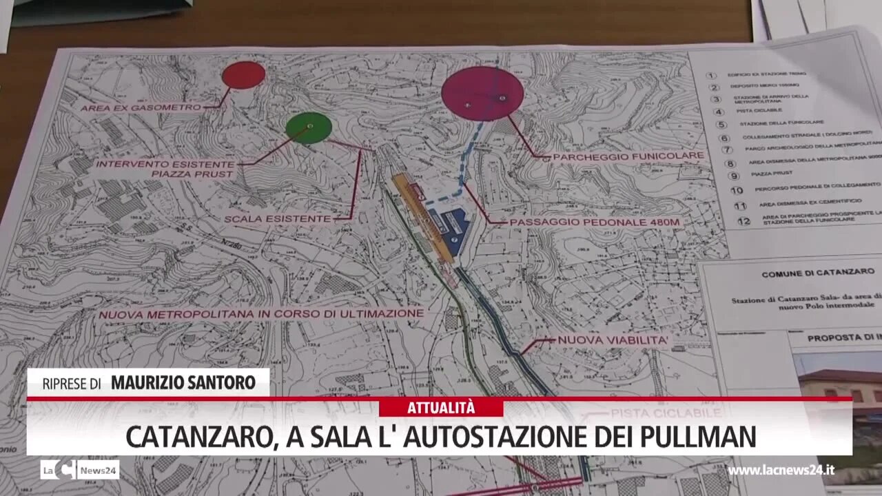 Catanzaro, a Sala l'autostazione dei pullman