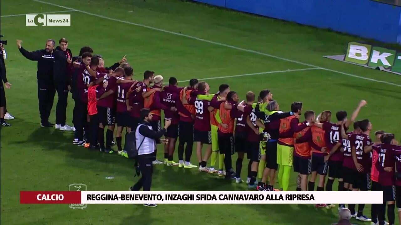Reggina-Benevento, Inzaghi sfida Cannavaro alla ripresa