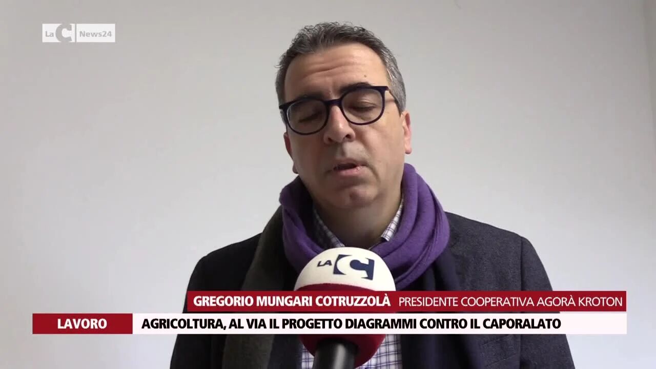 Agricoltura, al via il progetto diagrammi contro il caporalato