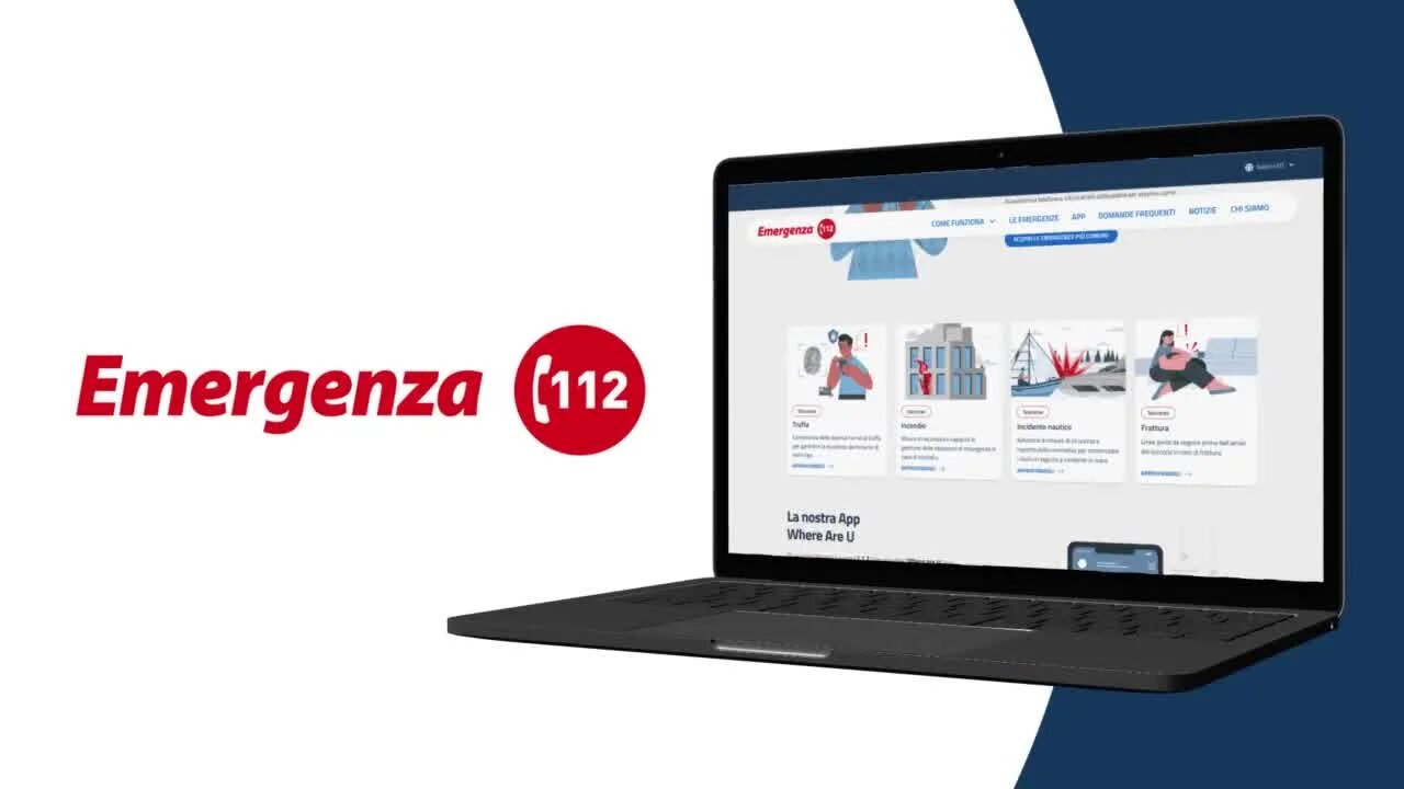 Online il nuovo sito italiano del NUE 112, il Numero Unico di Emergenza europeo | VIDEO