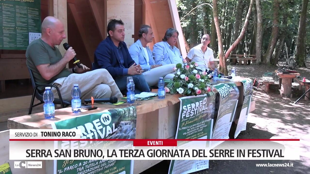 Serra San Bruno, la terza giornata del Serreinfestival