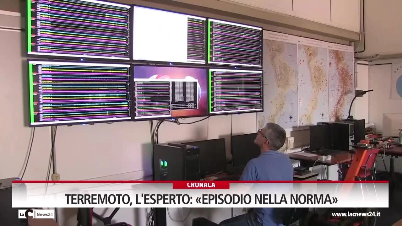 Terremoto, l'esperto: «Episodio nella norma»