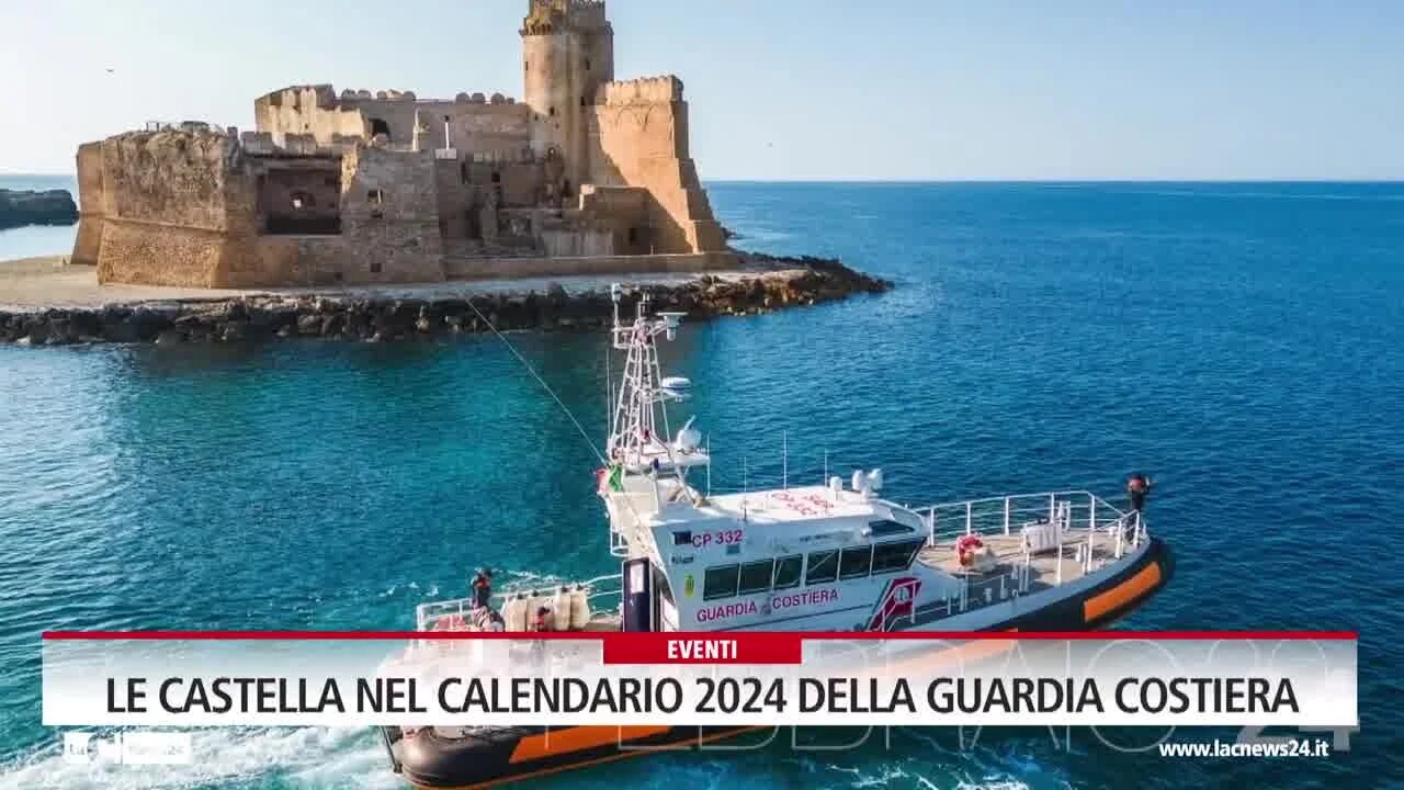 Le Castella nel calendario 2024 della Guardia Costiera