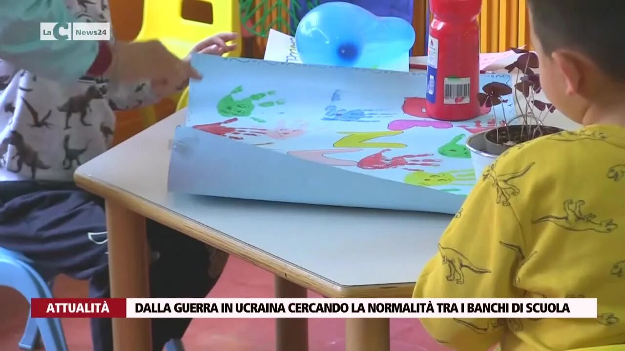 Dagli orrori in Ucraina alla normalità tra i banchi di scuola