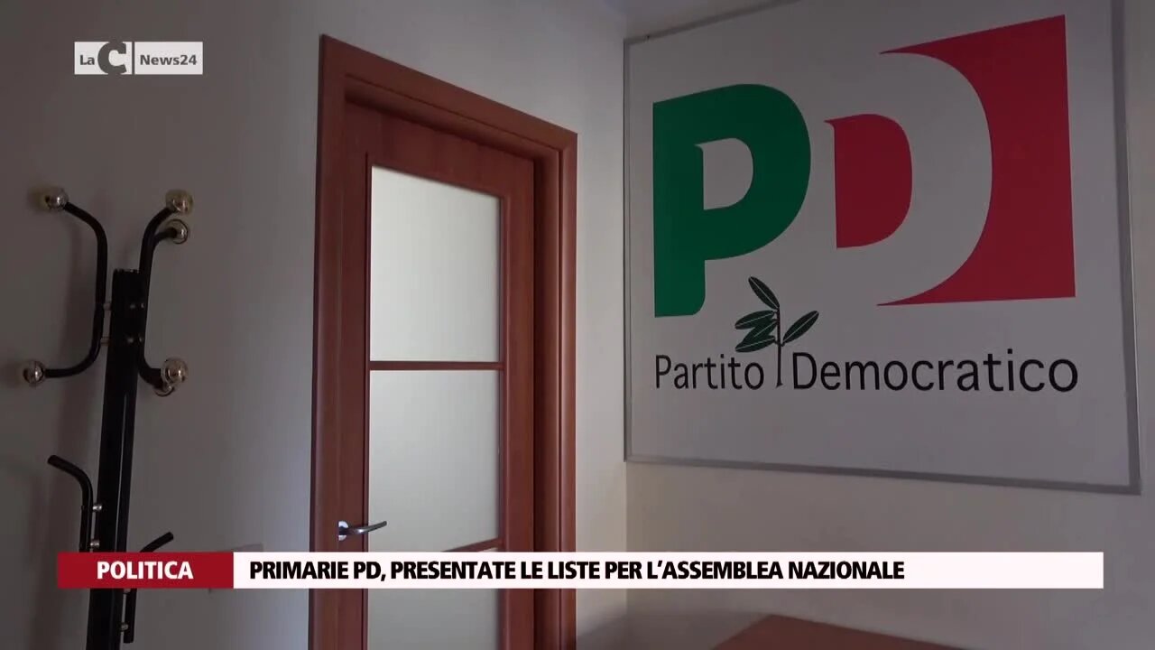 Primarie PD, presentate le liste per l’assemblea nazionale