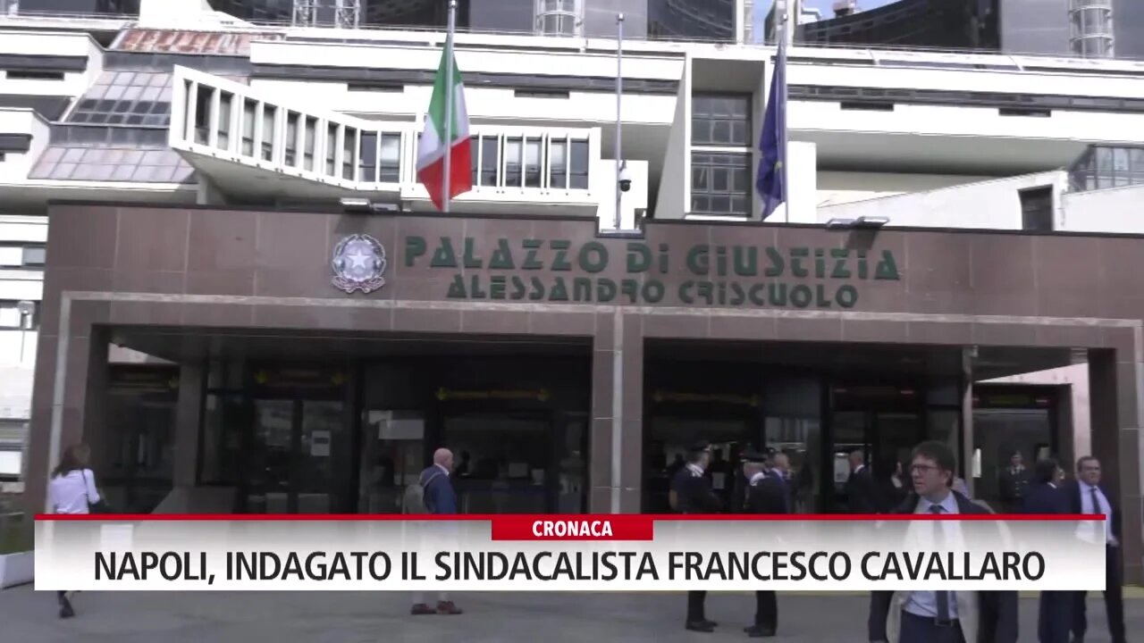 Napoli, indagato il sindacalista Francesco Cavallaro