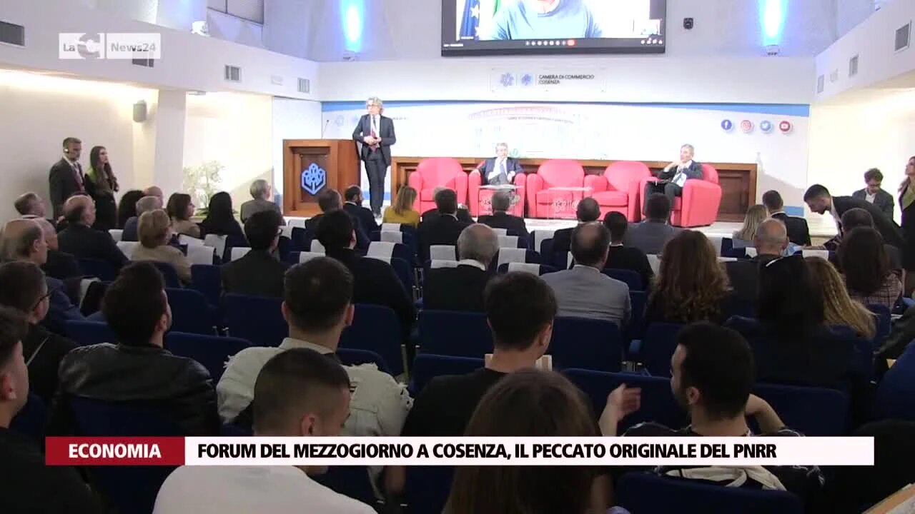 Forum del Mezzogiorno a Cosenza, il peccato originale del Pnrr