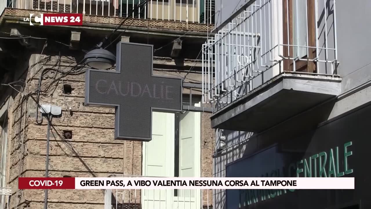 Green pass, a Vibo Valentia nessuna corsa al tampone