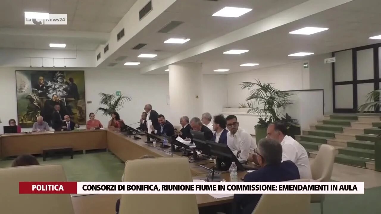 Consorzi di bonifica, riunione fiume in commissione: emendamenti in aula