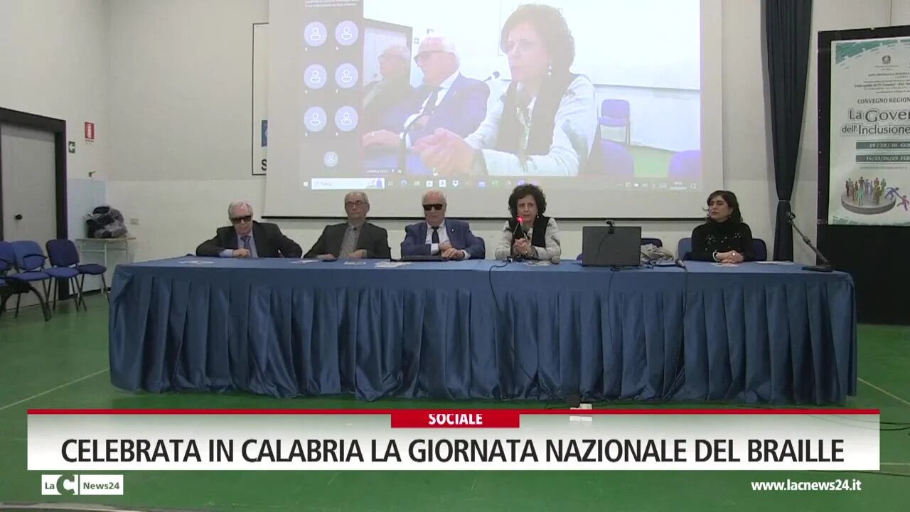 Celebrata in Calabria la giornata nazionale del Braille