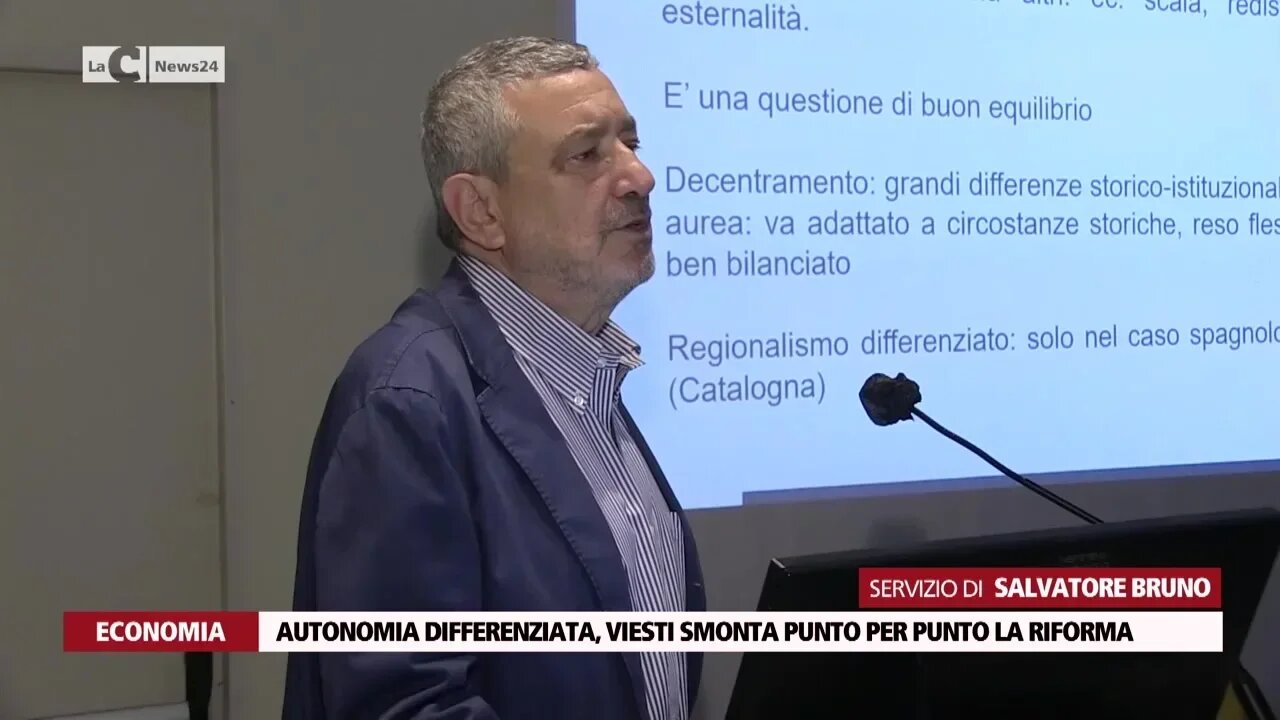 Autonomia differenziata, Viesti smonta punto per punto la riforma