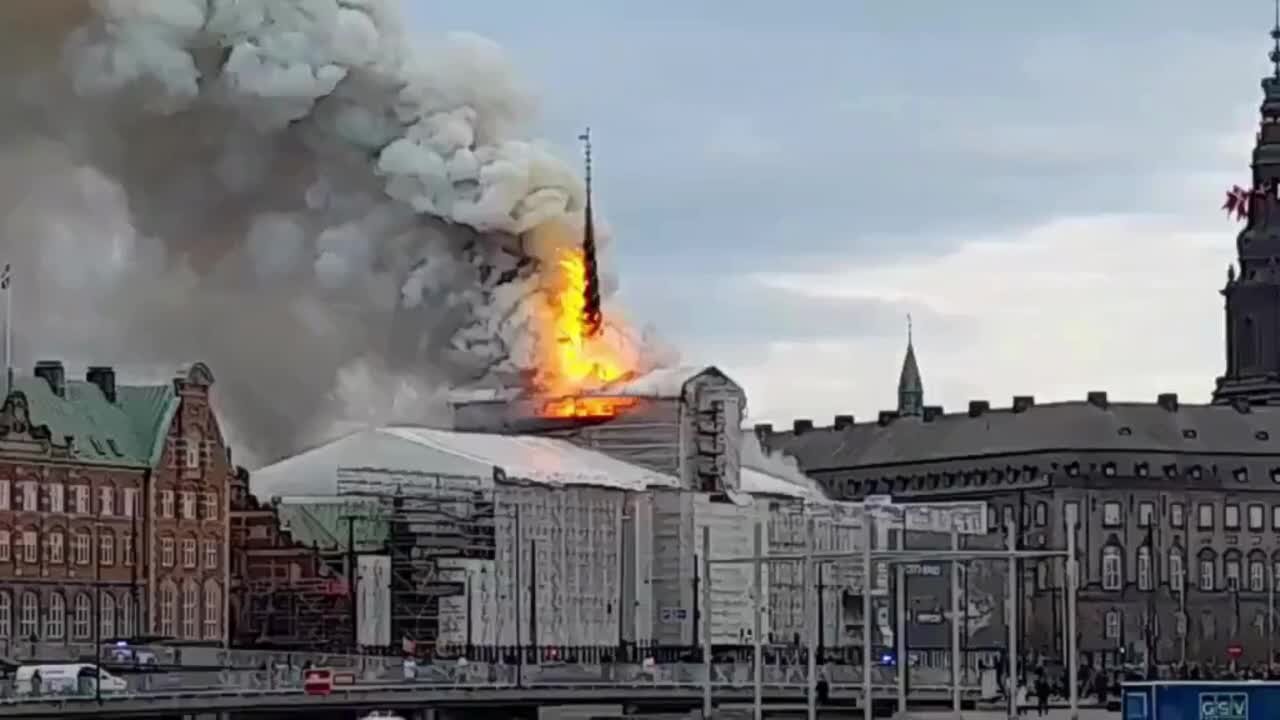 Incendio a Copenaghen