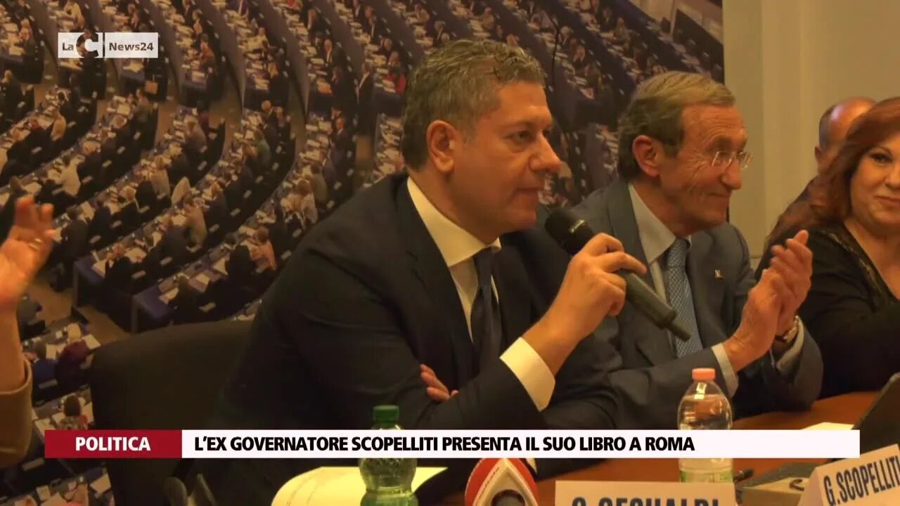 L’ex governatore Scopelliti presenta il suo libro a Roma