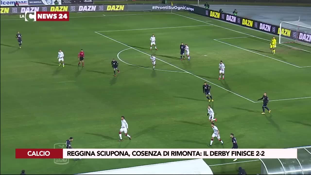 Reggina sciupona, Cosenza di rimonta: il derby finisce 2-2