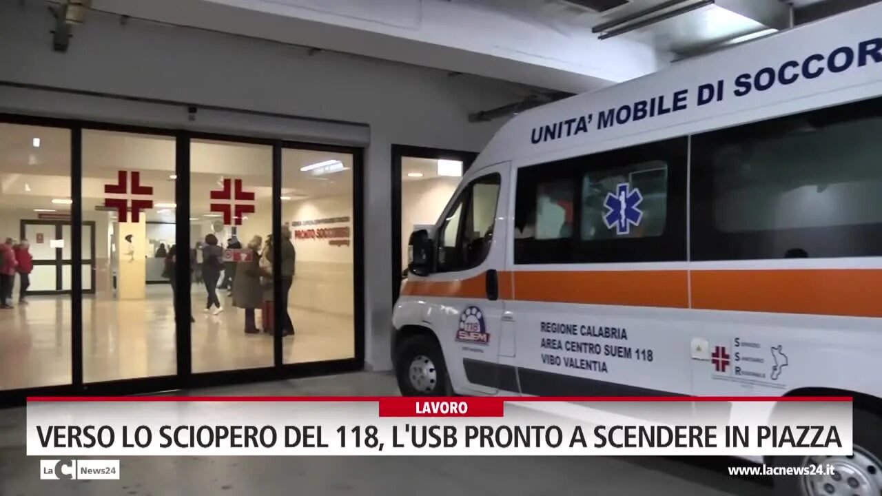 Verso lo sciopero del 118, l'Usb pronto a scendere in piazza