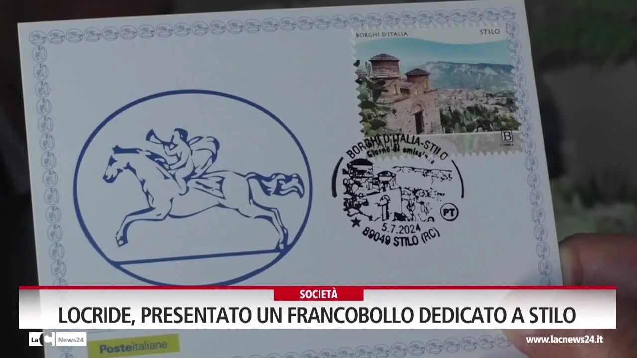 Locride, presentato un francobollo dedicato a Stilo