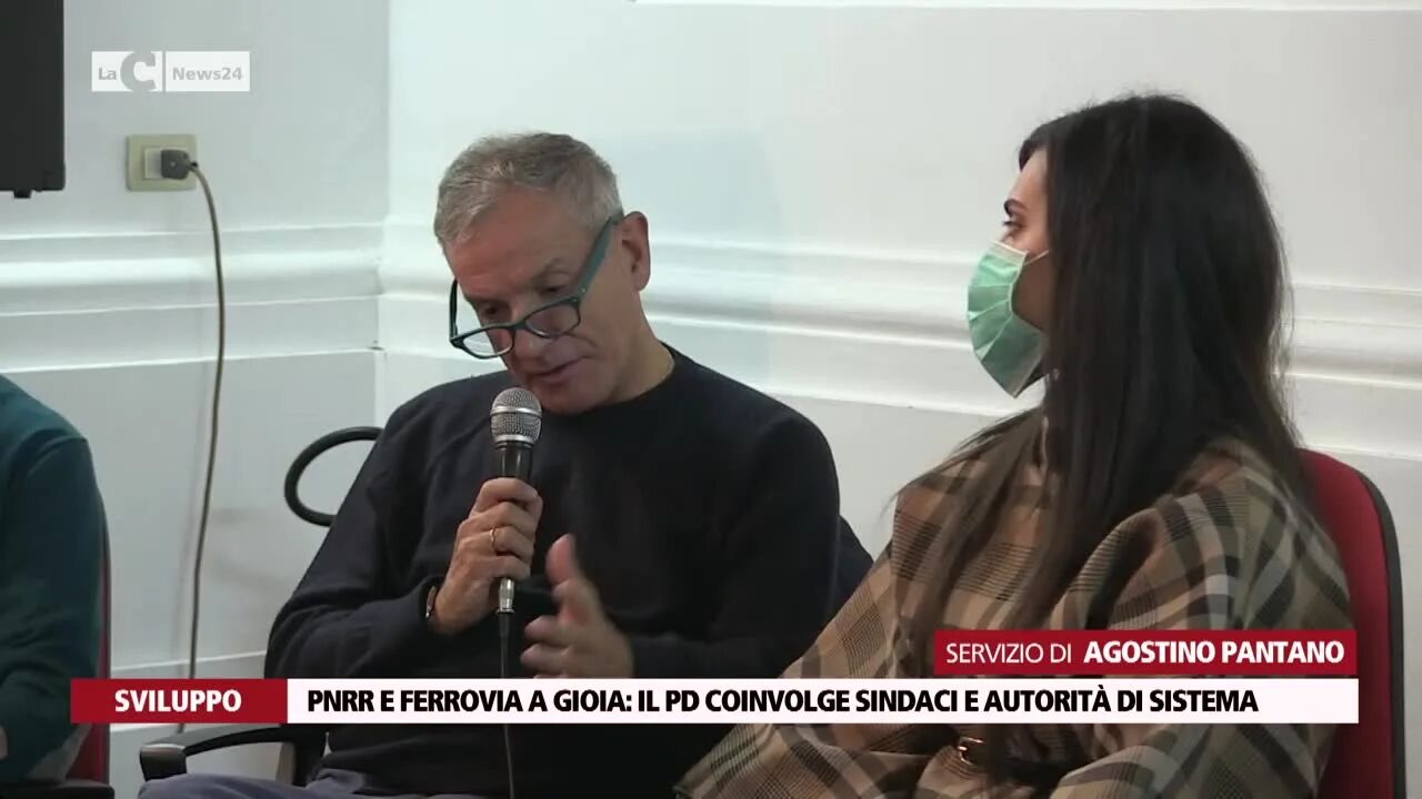 Pnrr e ferrovia a Gioia: il Pd coinvolge sindaci e autorità di sistema