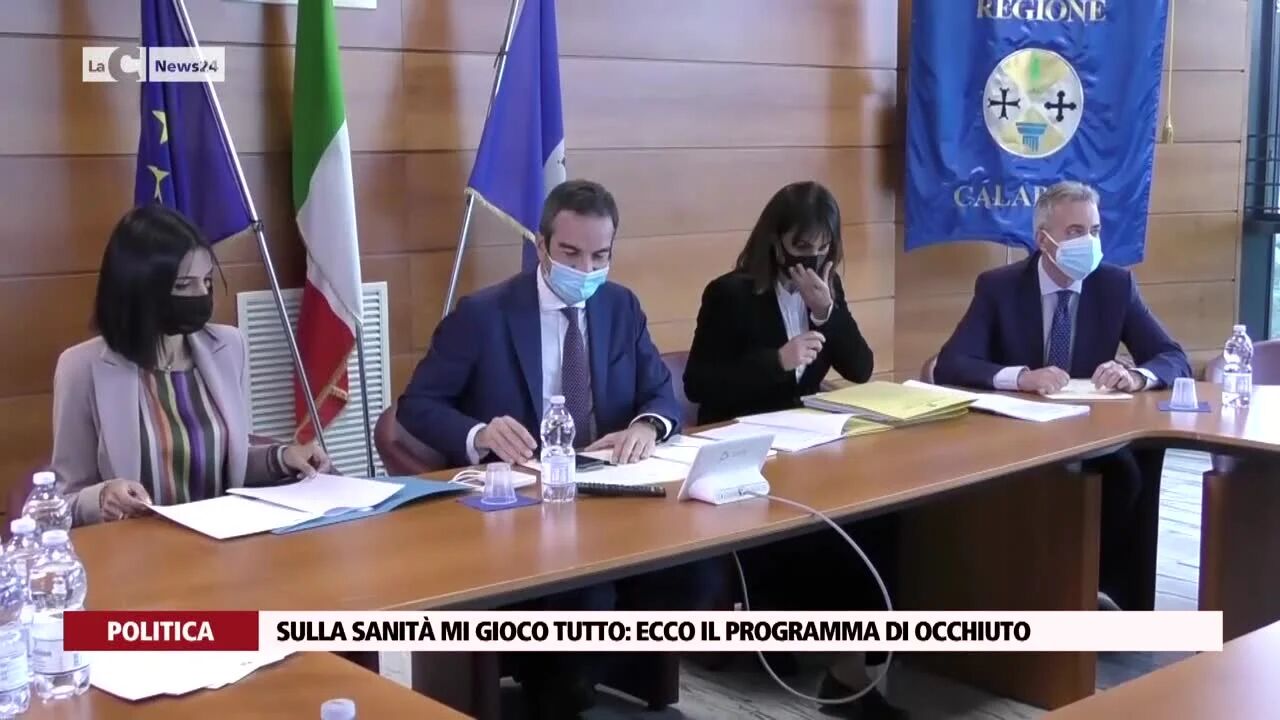 «Sulla sanità mi gioco tutto»: ecco il programma di Occhiuto
