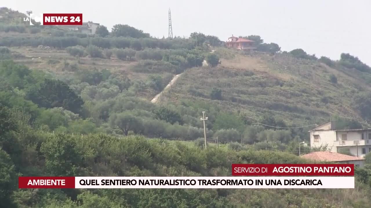 Quel sentiero naturalistico trasformato in una discarica