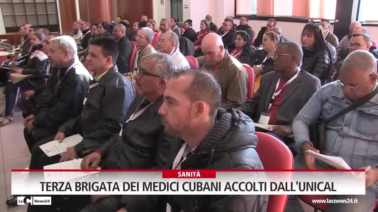 Terza brigata dei medici Cubani accolti dall'Unical