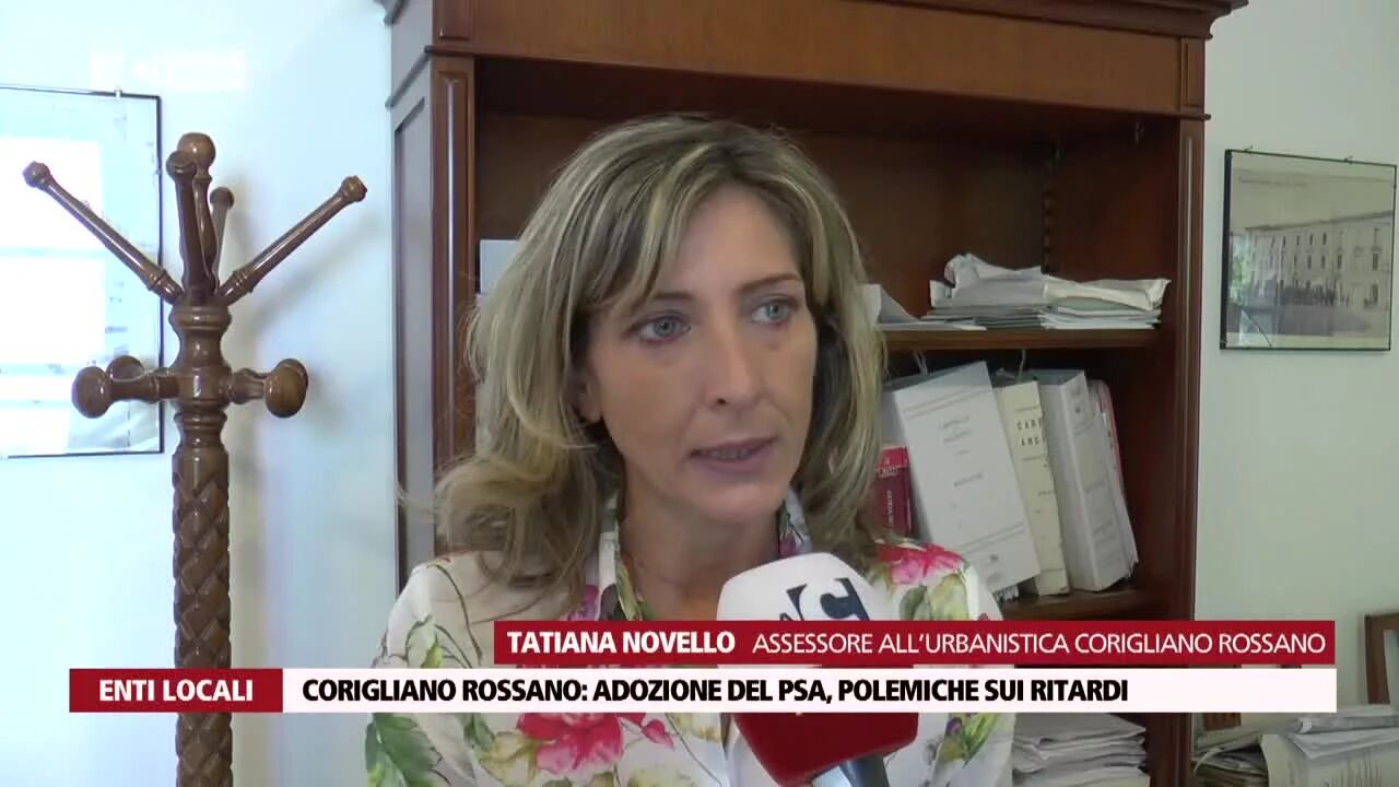 Corigliano Rossano: adozione del Psa, polemiche sui ritardi