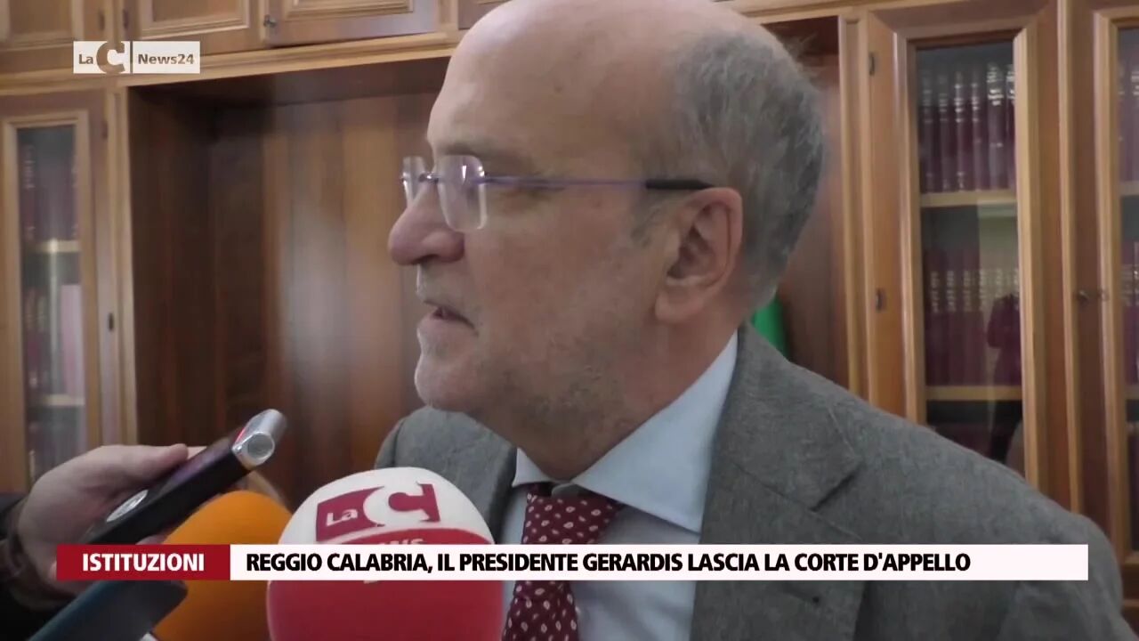 Reggio Calabria, il presidente Gerardis lascia la Corte d'Appello