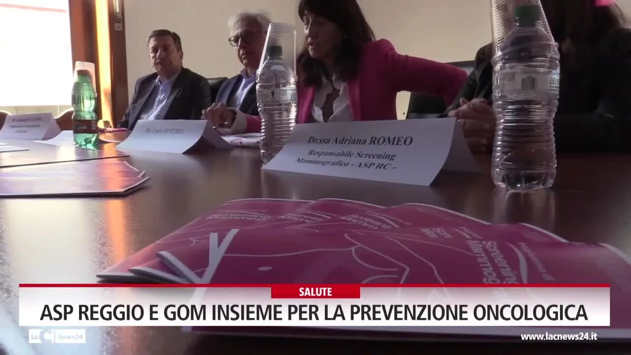 Asp Reggio e Gom insieme per la prevenzione oncologica