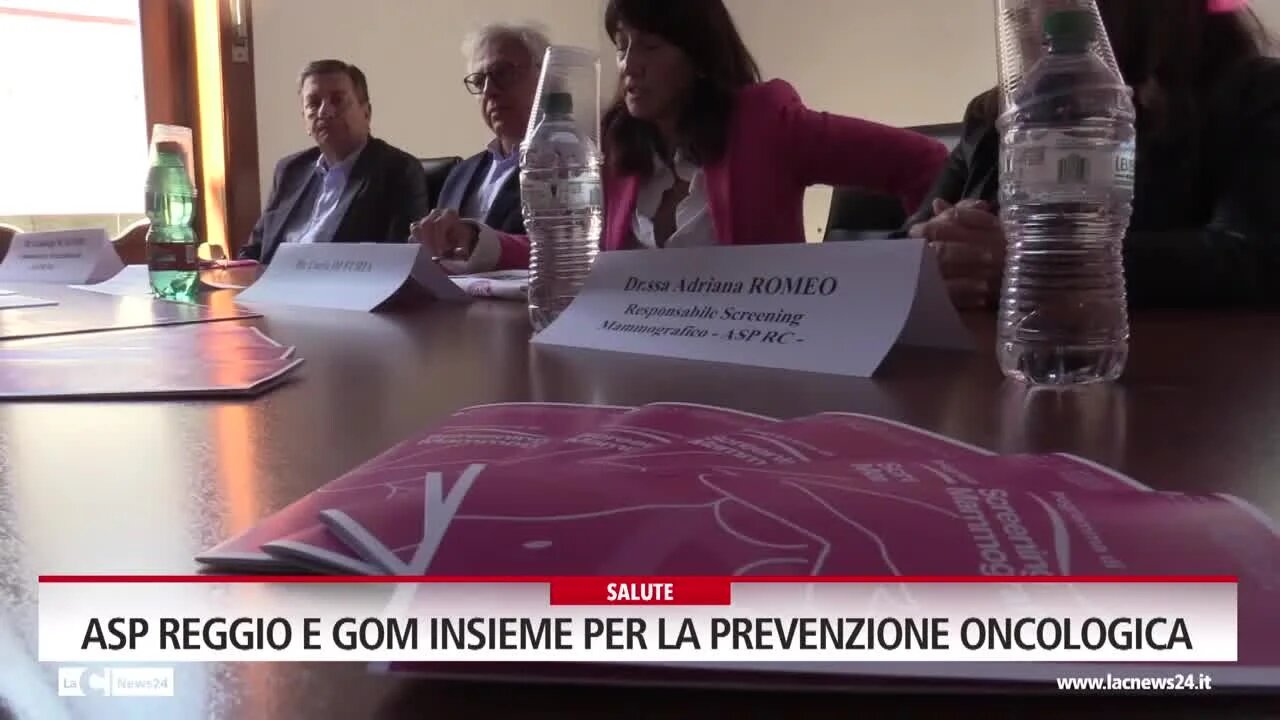 Asp Reggio e Gom insieme per la prevenzione oncologica