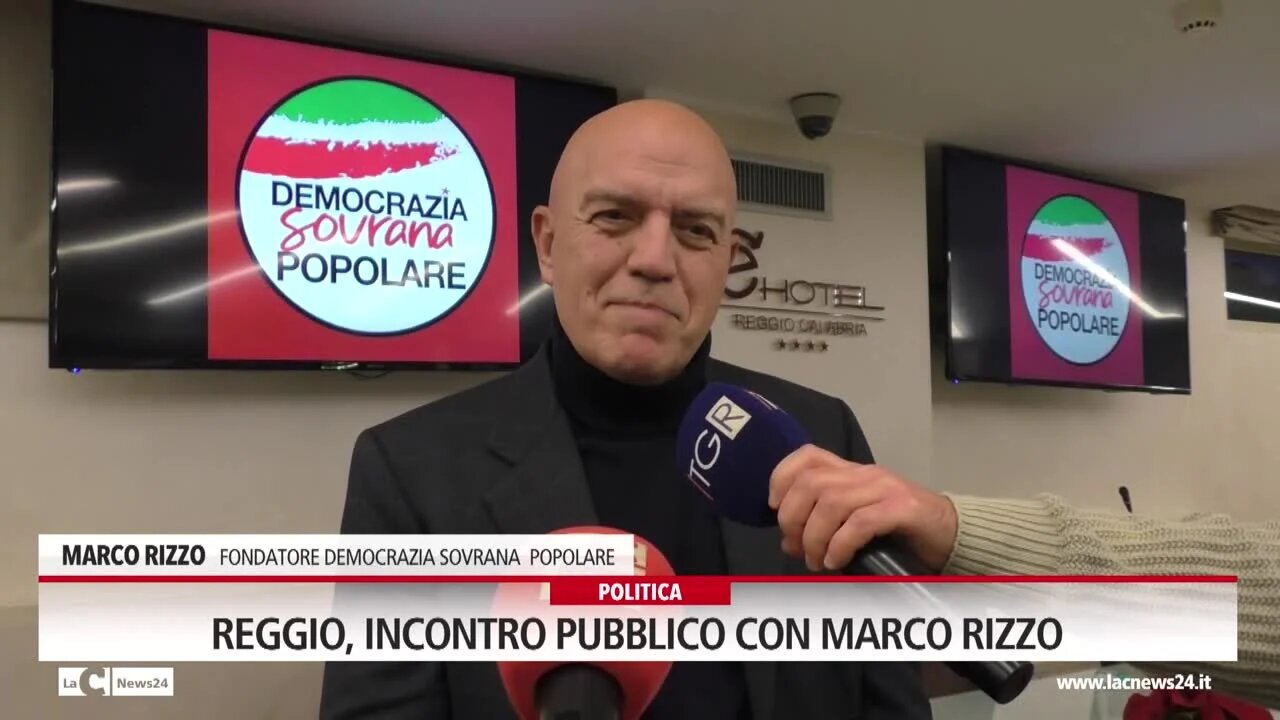 Reggio, incontro pubblico con Marco Rizzo