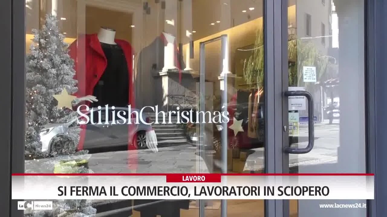 Si ferma il commercio, lavoratori in sciopero