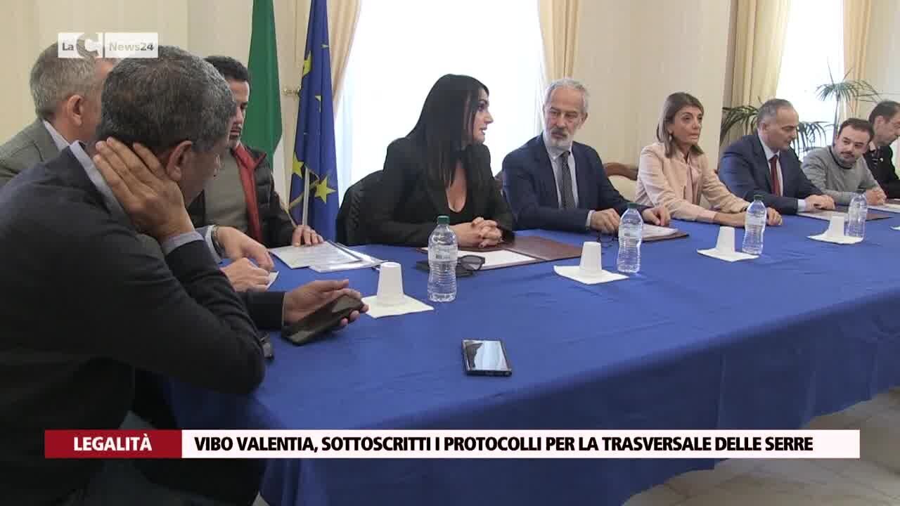 Vibo Valentia, sottoscritti i protocolli per la trasversale delle Serre