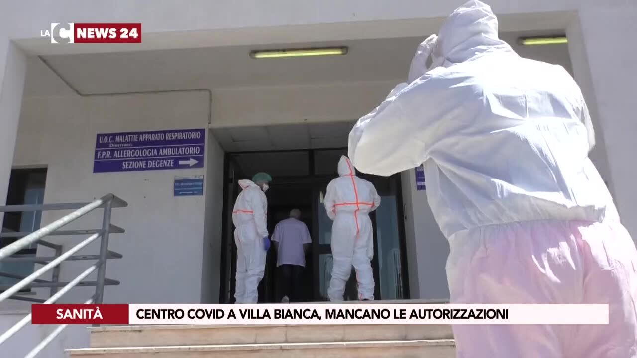 Centro Covid a villa Bianca, mancano le autorizzazioni